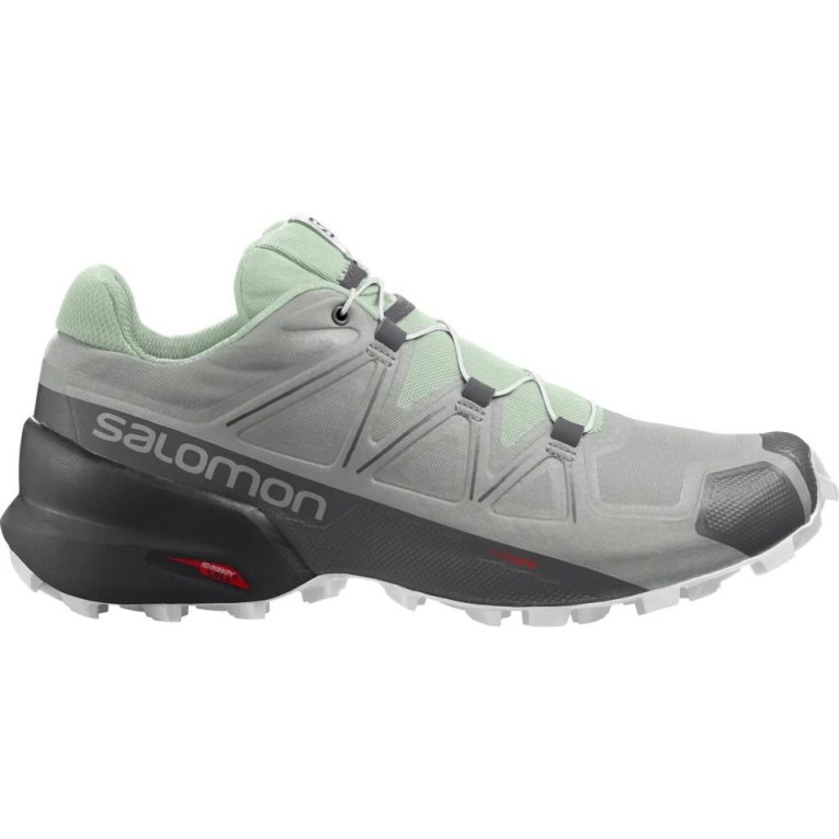 Sapatilhas Trail Running Salomon Speedcross 5 Feminino Cinzentas Menta | PT Q87513